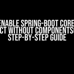 Auto Enable Spring-Boot Core/Base Project without ComponentScan: A Step-by-Step Guide