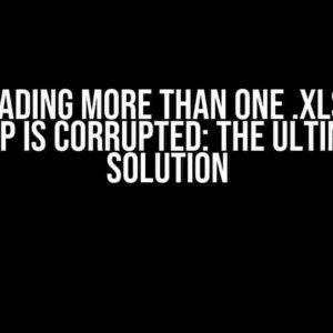 Downloading more than one .xlsm files as ZIP is corrupted: The Ultimate Solution