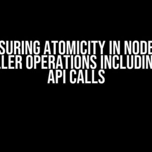 Ensuring Atomicity in Node Js Controller Operations Including Stripe API Calls