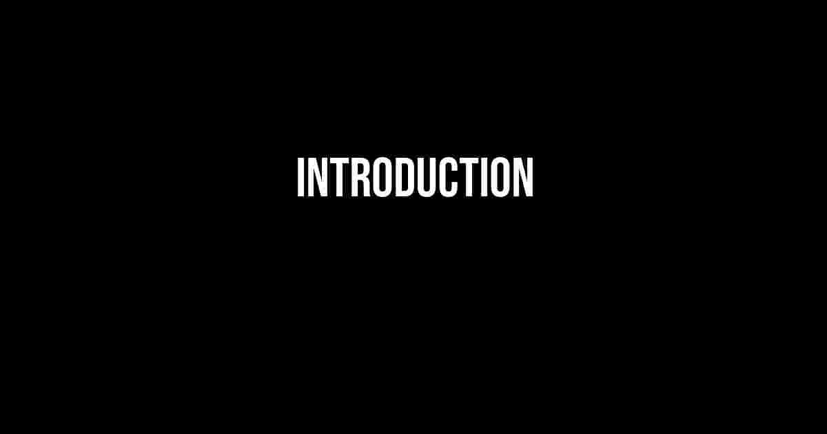 Introduction