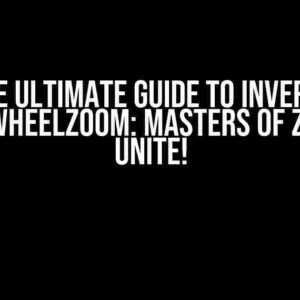 The Ultimate Guide to Inverse MouseWheelZoom: Masters of Zooming Unite!