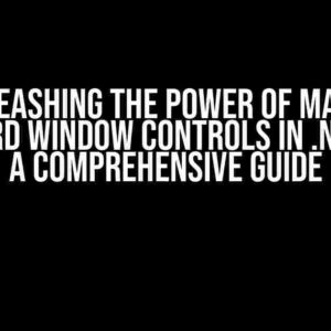 Unleashing the Power of macOS Standard Window Controls in .NET MAUI: A Comprehensive Guide